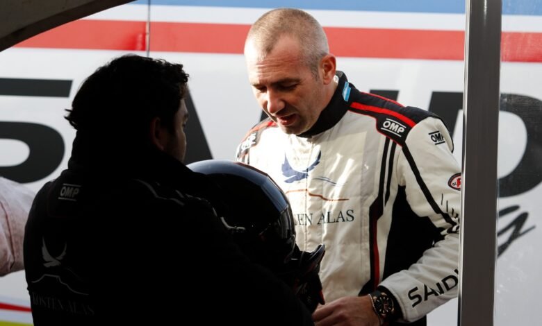 Sandin en los boxes de Rafaela