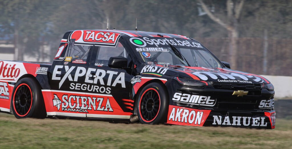 Agustín Canapino está tercero en el campeonato de las TC Pick Up que lidera Otto Fritzler