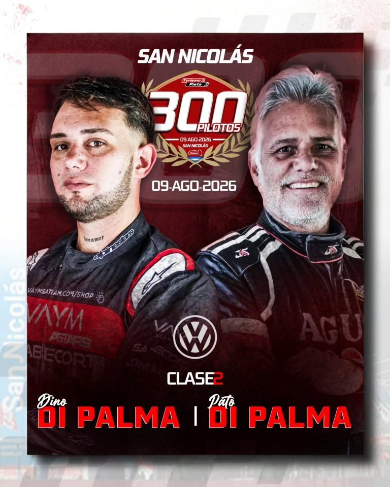 Carrera de los 300 Pilotos: siguen sumándose nombres 6 260703 Dino Pato