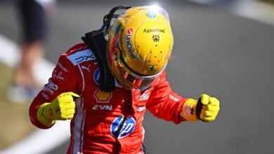 Lewis Hamilton celebra la pole