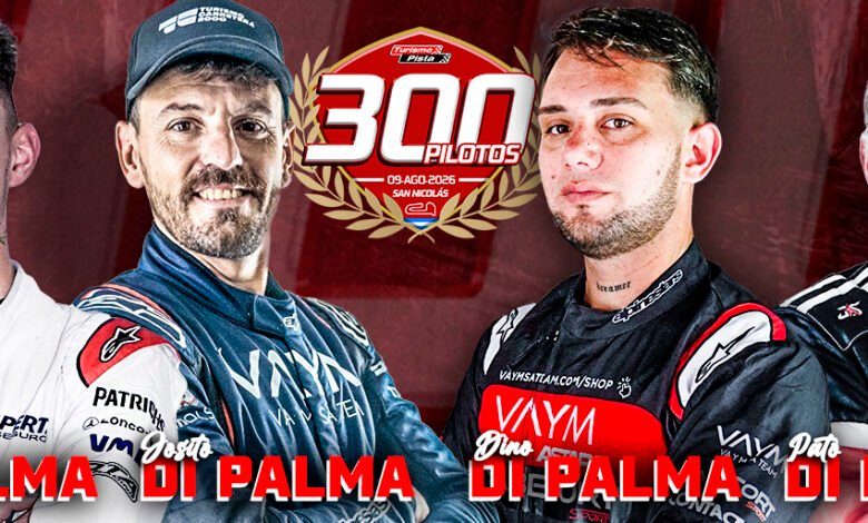 Carrera de los 300 Pilotos: siguen sumándose nombres 1 La dinastía Di Palma estará presente en la Carrera de los 300 Pilotos