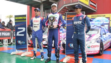 Canapino volvió a golpear y se quedó con la pole en Termas 5 Los tres primeros de la clasificación de la Clase 3 en Termas de Río Hondo: Canapino, Chapur y Barrio