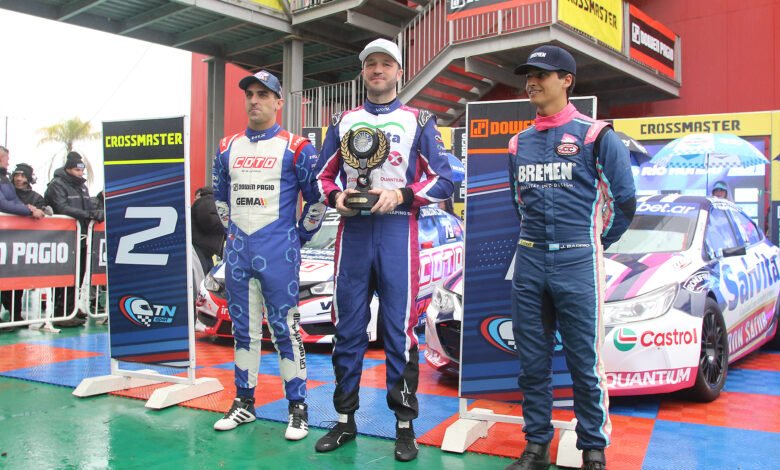 Canapino volvió a golpear y se quedó con la pole en Termas 1 Los tres primeros de la clasificación de la Clase 3 en Termas de Río Hondo: Canapino, Chapur y Barrio