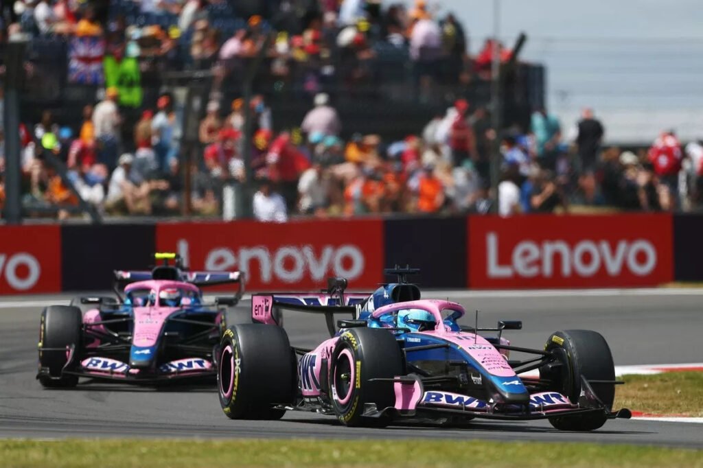 Franco Colapinto sorprendió a propios y extraños en Silverstone 2 Colapinto detrás de Gasly en Silverstone