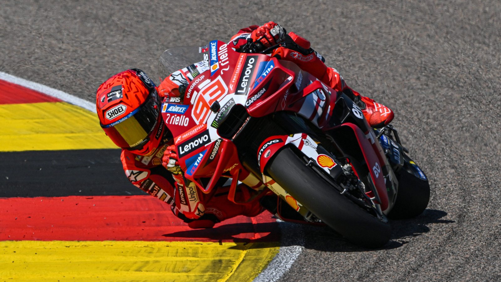 MotoGP: Dominio absoluto de Marc Márquez en Alemania 2 Marc Marquez en el circuito de Alemania, donde fue imbatible