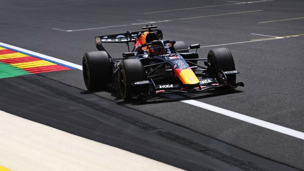 Maax Verstappen fue el más rápido de la P1 en Spa Francorchamps