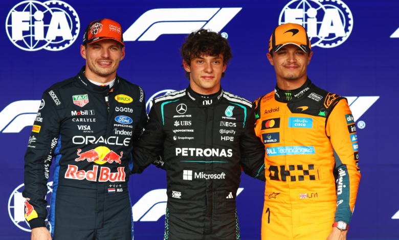 Kimi Antonelli no para: pole en Spa 1 Antonelli, Verstappen y Norris, los más rápidos de la clasificación