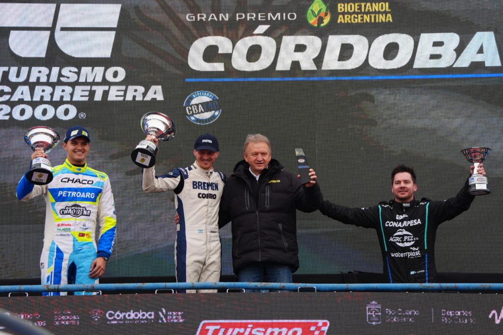 Bodhanowicz en el podio de Río Cuarto