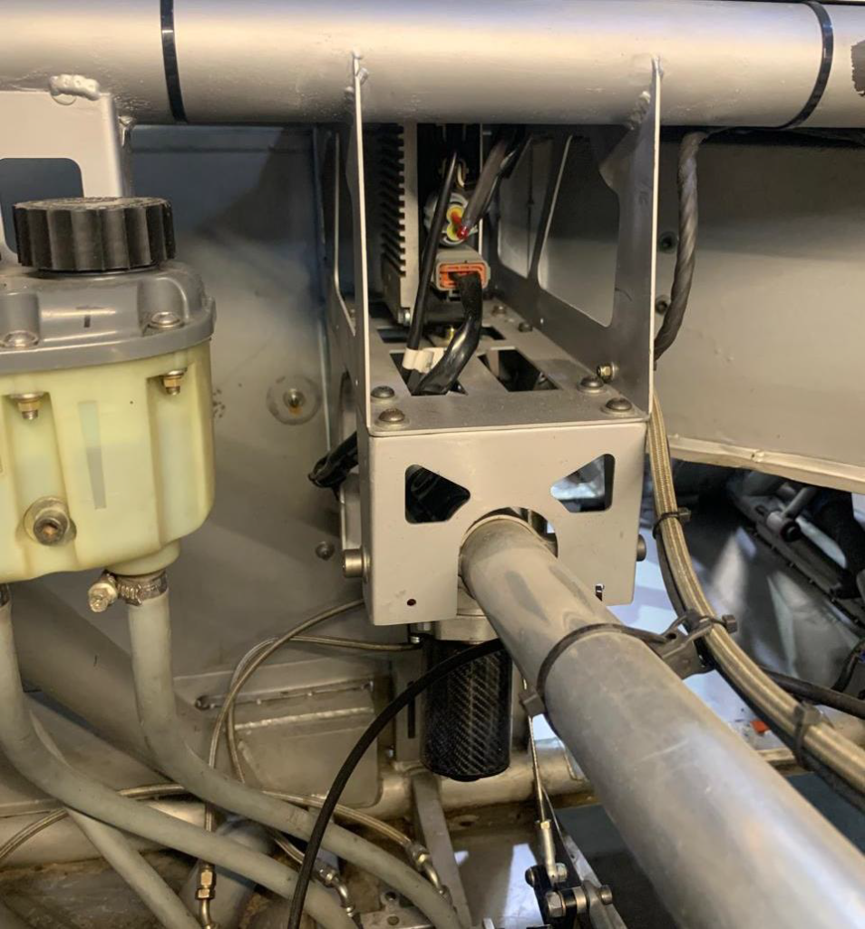 El kit de asistencia eléctrica instalado en el TC