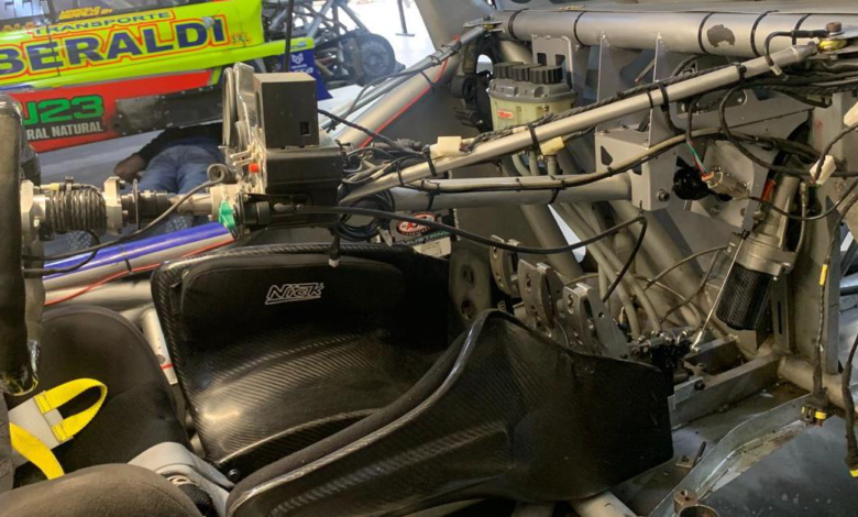 E kit instalado en el auto de TC