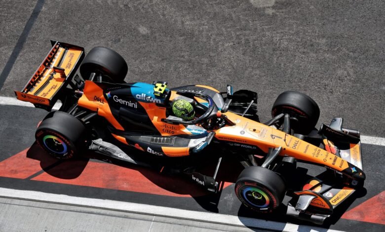 GP de Hungría: Lando Norris rompe la hegemonía de Mercedes y se queda con la pole 1 Lando Norris marcó la pole en el GP de Hungria