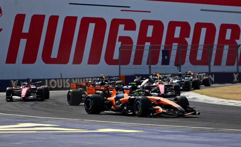 GP de Hungría: Lando Norris volvió al triunfo 3 Los McLaren adelante en el GP de Hungria