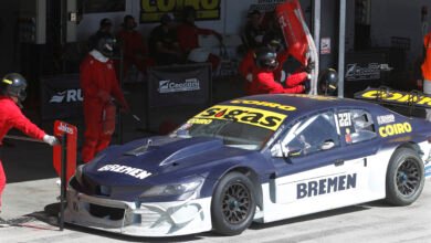 Andy Jakos repostando en el Desafío de las Estrellas del TC 2025