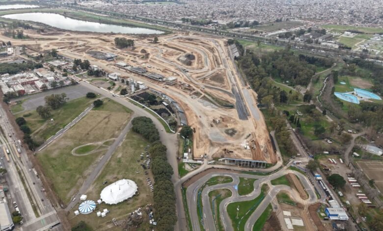 Avanzan las obras en el Oscar y Juan Gálvez para recibir al MotoGP y a la Fórmula 1 1 El avance de las obras en el Oscar y Juan Galvez