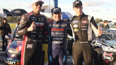 Los tres más rápidos de la tarde de hoy en La Plata: Canapino, Mariano werner y Hernan Palazzo