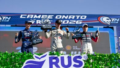 Franco Ledesma cerró el fin de semana con una victoria 5 El podio de la Fórmula 2 Argentina en San Juan