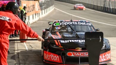 Jeremías Olmedo en la parada del TC