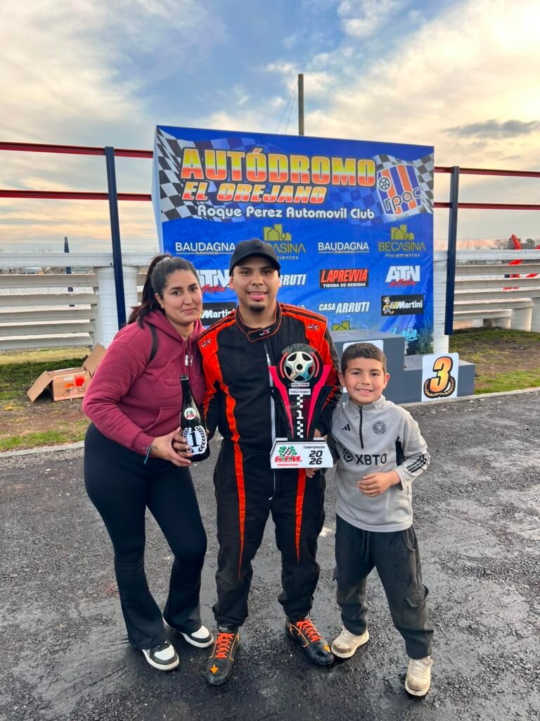 El resultado que se festeja en familia