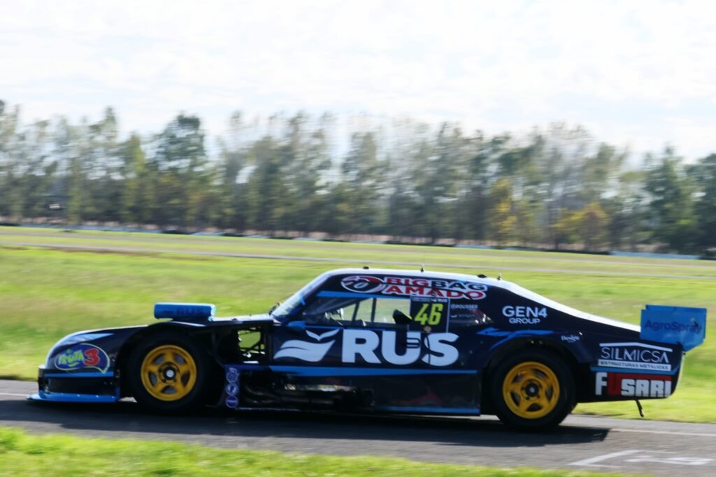 Falivene, con el auto del RUS MED Team