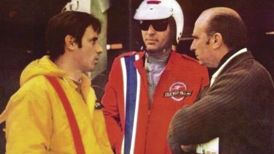 La Misión argentina: Una gesta con forma de Toro 5 Fangio, Copello y Berta, integrantes de la Misión Argentina
