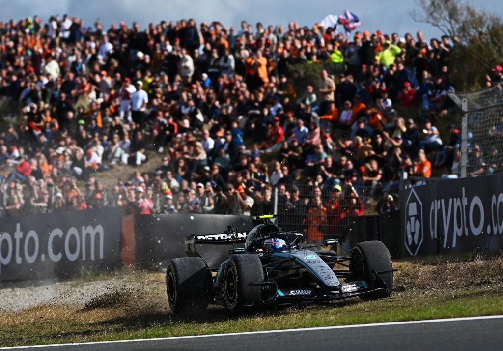 Russell fue el más rápido en la clasificación para la Sprint de Zandvoort 3 El error de Kimi Antonelli en la SQ1 de Zandvoort
