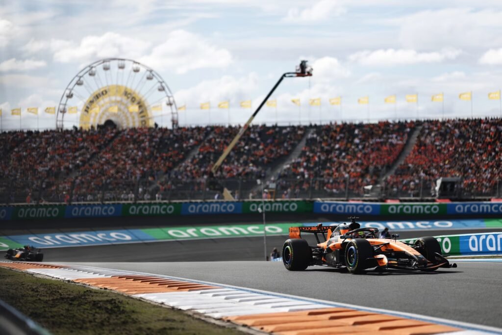 Russell fue el más rápido en la clasificación para la Sprint de Zandvoort 5 Los McLaren tuvieron buen rendimiento en el viernes de Zandvoort