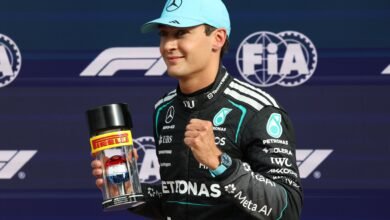 George Russell fue el más rápido en Zandvoort