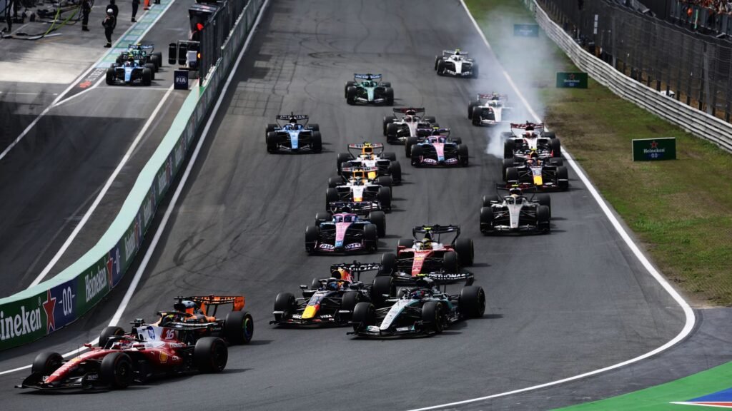 La largada de la Sprint en Zandvoort