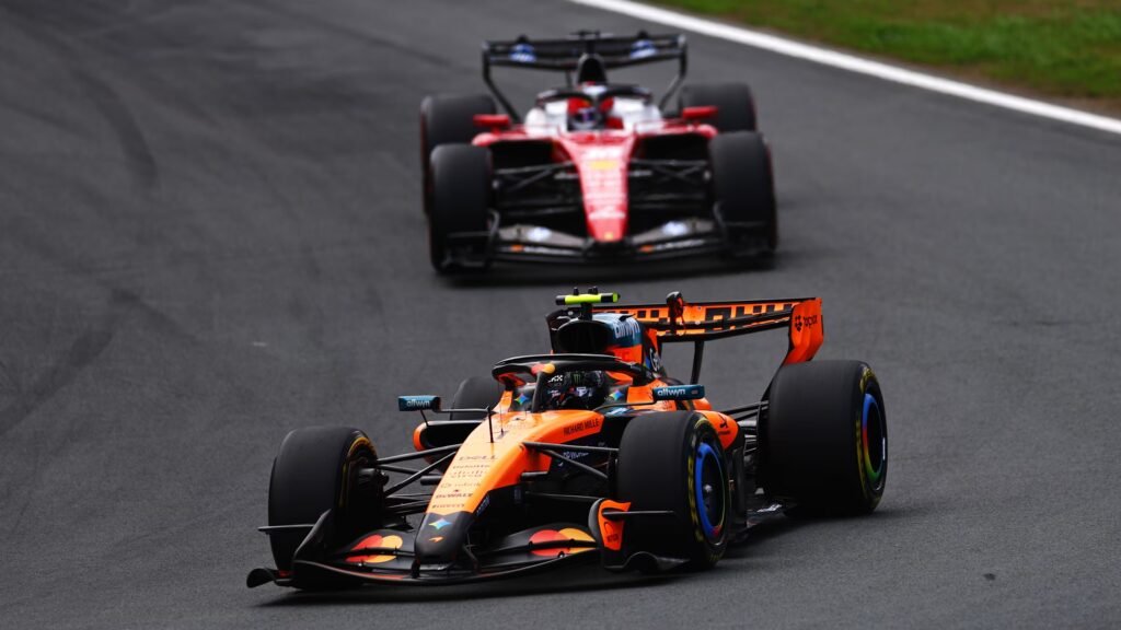 Lando Norris perdió rendimiento en el final de la Sprint en Zandvoort
