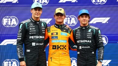 Norris, Russell y Antonelli, los más rápidos de la qualy del GP de Países Bajos