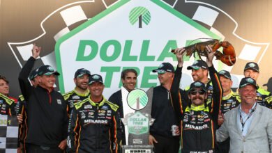 El festejo de Blaney y su equipo en la NASCAR Cup