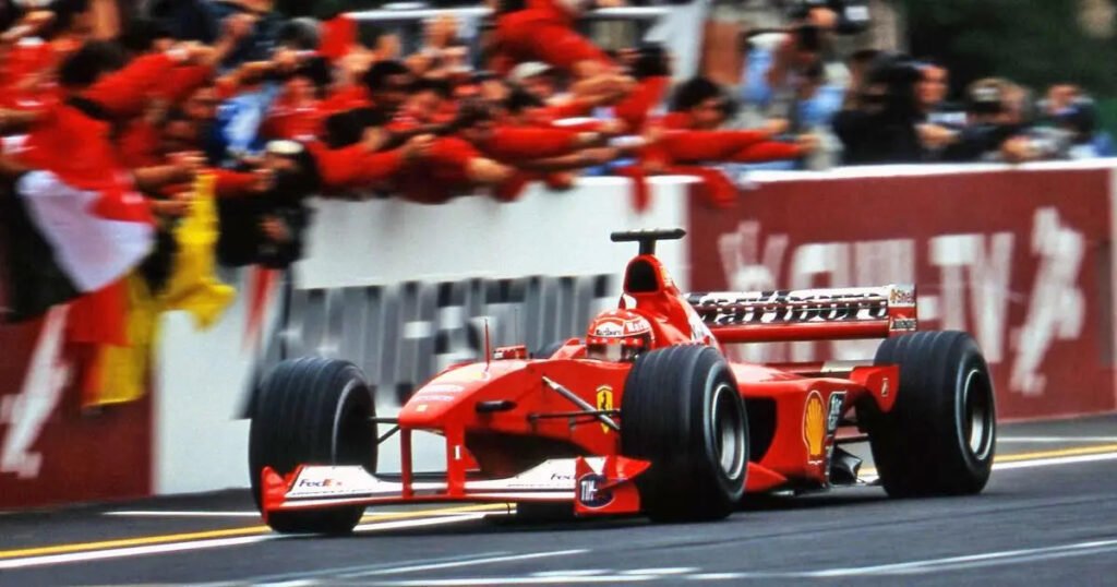 Schumacher con la Ferrari: una dupla imbatible
