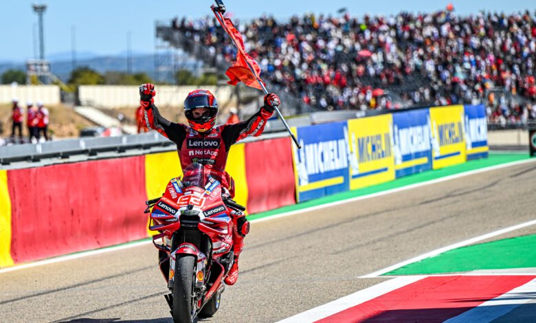 Marc Márquez: victoria en el calor de Aragón 1 Marc Marquez fue imparable en Aragon