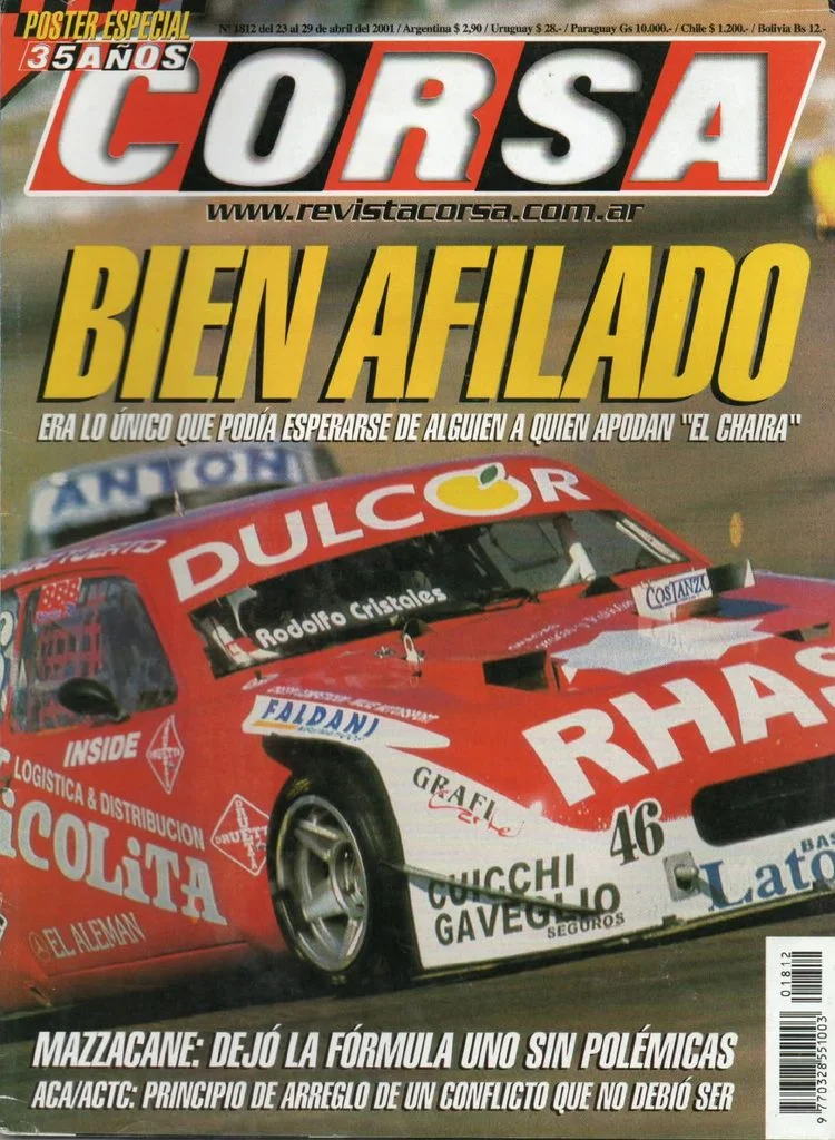Pesar en el automovilismo: falleció Hugo “Chaira” Redolfi 3 La victoria del Chaira Redolfi en el TC