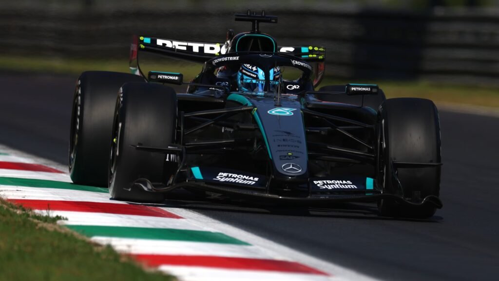 Buen viernes de Franco Colapinto en Monza 3 Russell fue el más rápido en la FP2