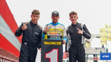 Los tres ganadores de las series del Clase 1 del Turismo Pista