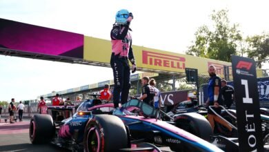 GP de Monza: Gasly, la sorpresa del fin de semana 6 Pierre Gasly celebra la pole para el GP de Monza