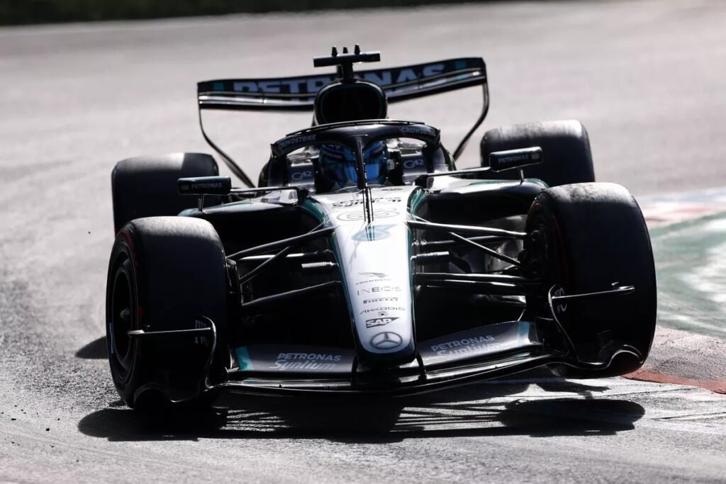 George Russell marcó lo mejor en la FP3 del GP de Monza
