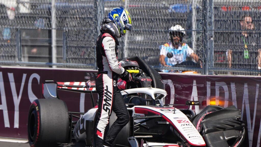 Norris hizo la pole en el Madring 3 El Haas de Bearman contra la pared