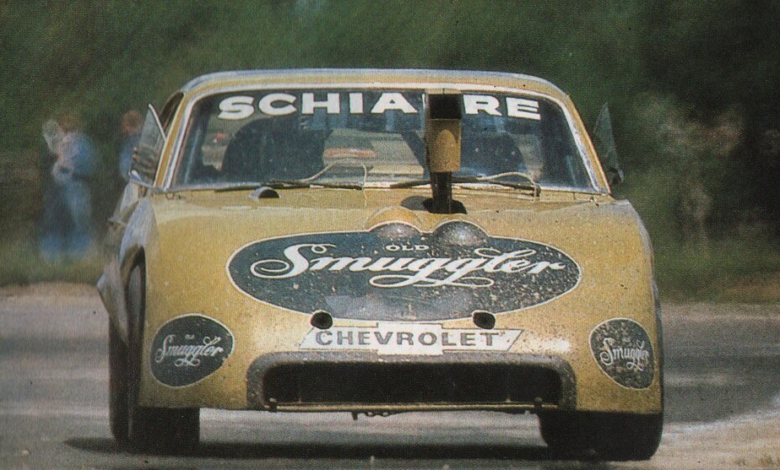 Roberto Mouras y su Chevy con el 7 de Oro
