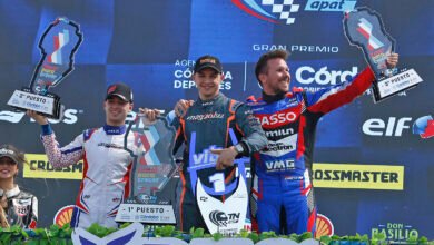 Retorno triunfal, Gastón Iansa ganó en Río Cuarto 5 El podio de la Clase 2 del TN APAT con Gastón Iansa, Valentino Quatrocchi y Canela