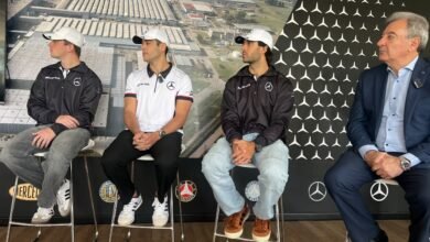 Mercedes-Benz apuesta por el automovilismo y la industria nacional 4 La conferencia de prensa en la planta de Mercedes-Benz