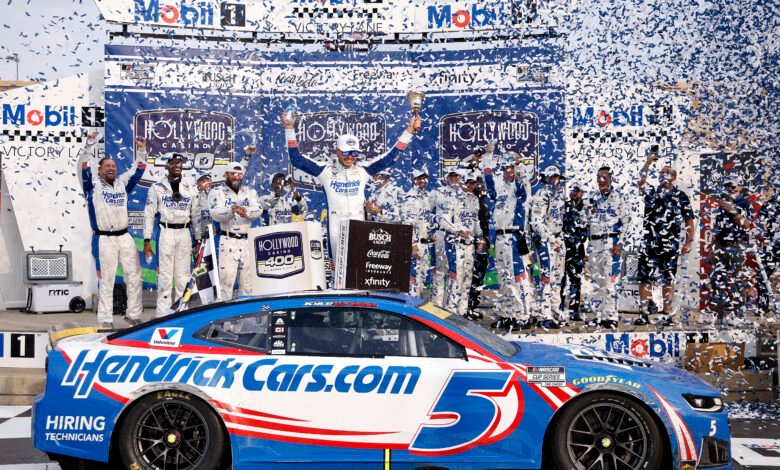 NASCAR Cup: Dominio absoluto de Kyle Larson en Kansas 1 larson kansas 5