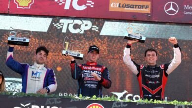 TC Pista en San Nicolás: Victoria de Pozner 5 El podio de la final del TC Pista en San Nicolás