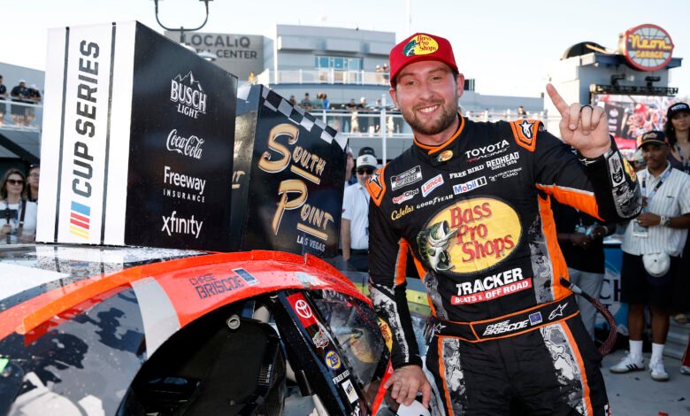 Briscoe festeja la victoria en NASCAR Cup en Las Vegas