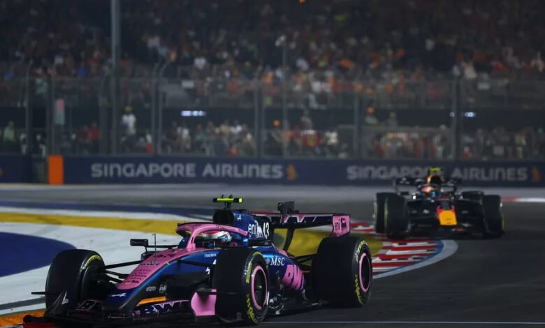 Franco Colapinto abandonó en el GP de Singapur
