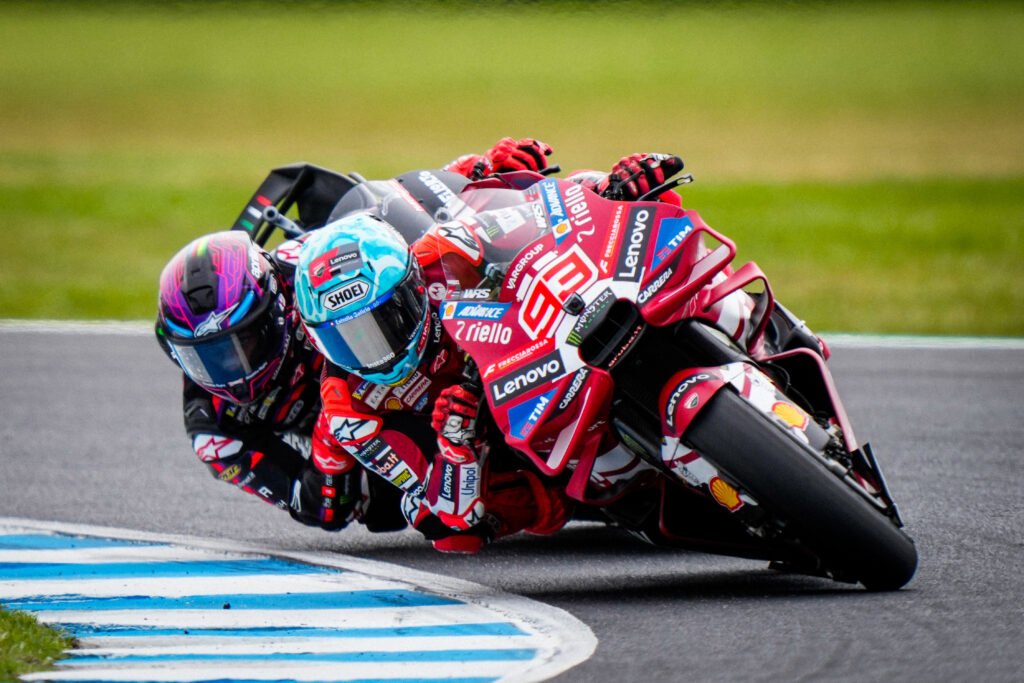 La lucha entre Marquez y Martín en la Sprint de Australia de MotoGP