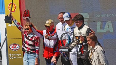 El Bacha dominó las finales de la Fórmula 3 Metropolitana en La Plata 9 El podio de la Fórmula 3 Metropolitana en La Plata