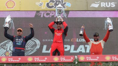 Cordone estrenó su casillero de victorias en una final caliente de TC Pista Pick Up en La Plata 9 El podio del TC Pista Pick Up en La Plata