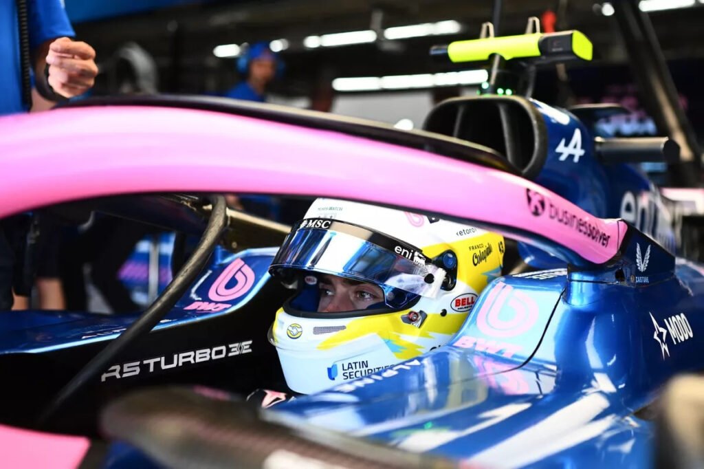 Franco Colapinto en los entrenamientos del GP de los Estados Unidos